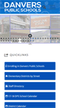 Mobile Screenshot of danverspublicschools.org